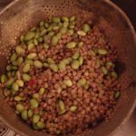 drain-lentil-and-edamame